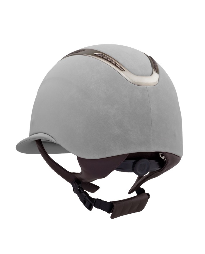 WOMEN S APOCALIPSE NUBUCK ECO LEATHER WIDE VISOR HELMET DETACHABLE ADJU