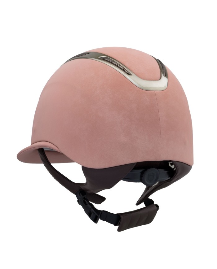 WOMEN S APOCALIPSE NUBUCK ECO LEATHER WIDE VISOR HELMET DETACHABLE ADJU