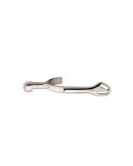 Balkenhol spurs for men with Balkenhol fastening - German Silver highly polished, 40 mm rounded