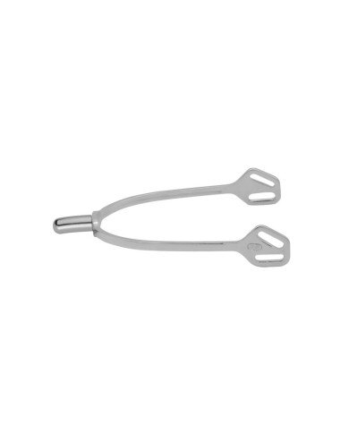 ULTRA fit SLIMLINE spurs with Balkenhol fastening - Stainless steel, 20 mm rounded