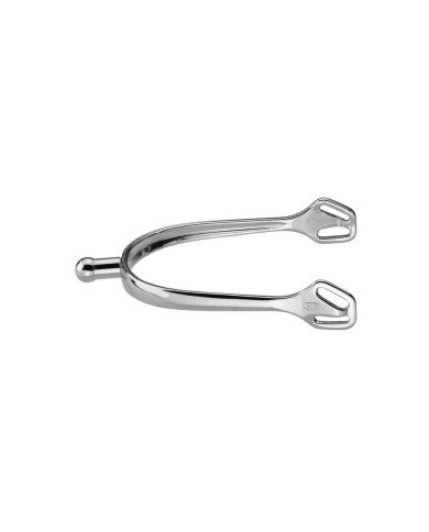 ULTRA fit spurs with Balkenhol fastening - Stainless steel, 20 mm ball-shaped