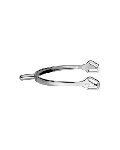 ULTRA fit spurs with Balkenhol fastening - Stainless steel, 25 mm rounded