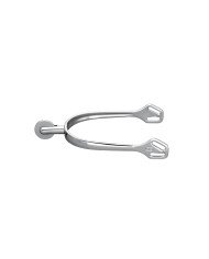 ULTRA FIT SPURS WITH BALKENHOL FASTENING - STAINLESS STEEL, 30 MM ROUNDED WITH ROWEL 5