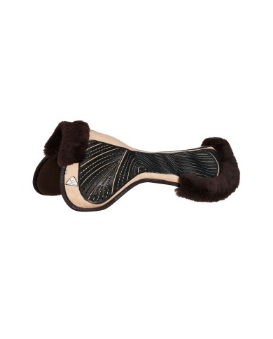 CLOSE CONTACT GEL & MEMORY FOAM 1/2 PAD W/SHEEPSKIN