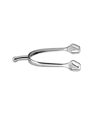 ULTRA FIT SPURS WITH BALKENHOL FASTENING - STAINLESS STEEL, 30 MM ROUNDED BALL NECK ULTRA FIT SPURS WITH BALKENHOL FASTENING - STAINLESS STEEL, 30 MM ROUNDED BALL NECK
