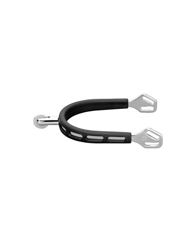 ULTRA fit EXTRA GRIP spurs with Balkenhol fastening - Stainless steel, 30 mm rounded