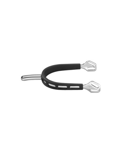 ULTRA FIT EXTRA GRIP SPURS WITH BALKENHOL FASTENING - STAINLESS STEEL, 35 MM ROUNDED NECK ULTRA FIT EXTRA GRIP SPURS WITH BALKENHOL FASTENING - STAINLESS STEEL, 35 MM ROUNDED NECK