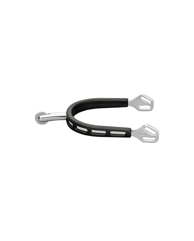 ULTRA FIT EXTRA GRIP SPURS WITH BALKENHOL FASTENING - STAINLESS STEEL, 40 MM ROUNDED WITH ROWEL 6 ULTRA FIT EXTRA GRIP SPURS WITH BALKENHOL FASTENING - STAINLESS STEEL, 40 MM ROUNDED WITH ROWEL 6