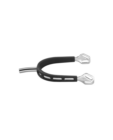 ULTRA fit EXTRA GRIP spurs with Balkenhol fastening - Stainless steel, 35 mm flat ULTRA fit EXTRA GRIP spurs with Balkenhol fastening - Stainless steel, 35 mm flat
