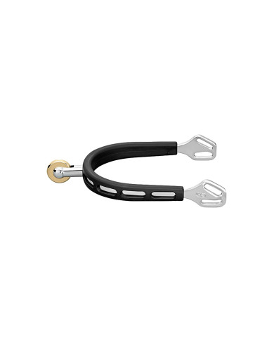 ULTRA FIT EXTRA GRIP SPURS WITH BALKENHOL FASTENING - STAINLESS STEEL, 25 MM ROLLER VERT ULTRA FIT EXTRA GRIP SPURS WITH BALKENHOL FASTENING - STAINLESS STEEL, 25 MM ROLLER VERT