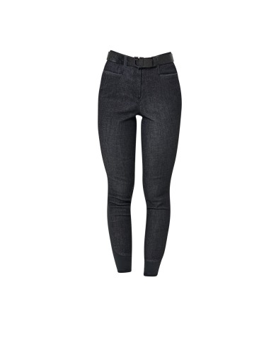 WOMEN S HIGH WAIST KNEE GRIP DENIM JEANS