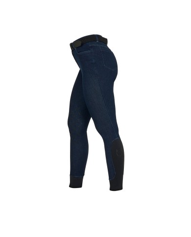 WOMEN S HIGH WAIST KNEE GRIP DENIM JEANS