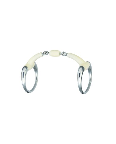 FILETTO OLIVA SNODATO C/GIOCO DOUBLE JOINT HAPPY MOUTH HB-2806