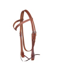POOL S ARGENTINE HARNESS LEATHER V BROWBAND