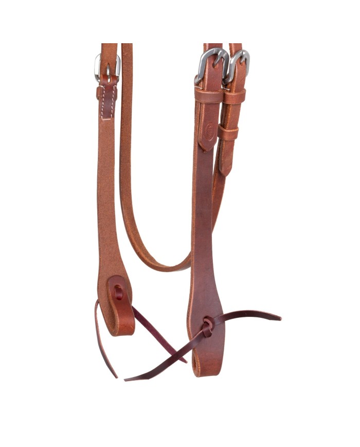 POOL S ARGENTINE HARNESS LEATHER V BROWBAND