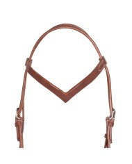POOL S ARGENTINE HARNESS LEATHER V BROWBAND