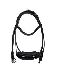 LEATHER ROLLED ANATOMIC DRESSAGE BRIDLE