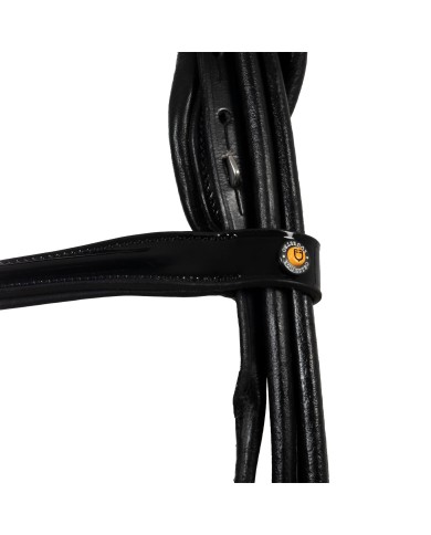 LEATHER ROLLED ANATOMIC DRESSAGE BRIDLE