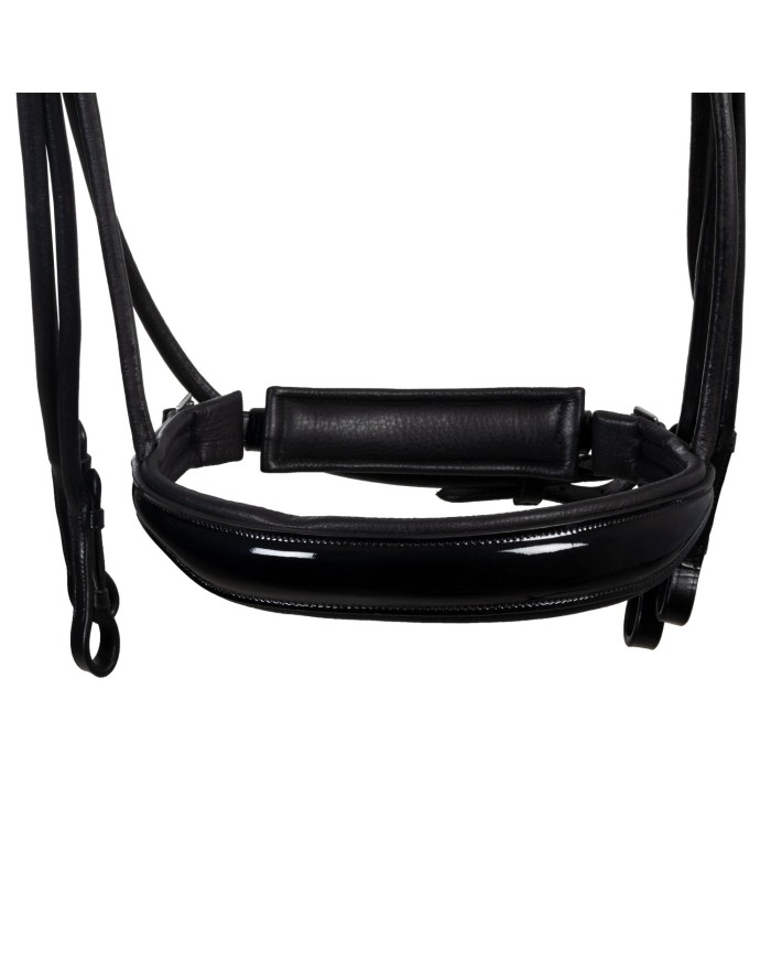 LEATHER ROLLED ANATOMIC DRESSAGE BRIDLE
