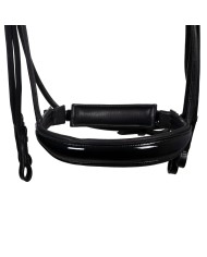 LEATHER ROLLED ANATOMIC DRESSAGE BRIDLE