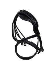 LEATHER ROLLED ANATOMIC DRESSAGE BRIDLE