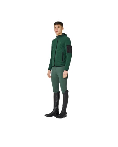 MEN S FLEECE PATCH POCKET HOODIE