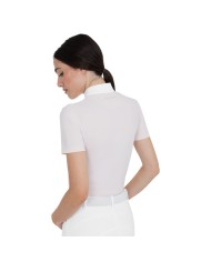 WOMEN S STONES TAPE COMPETITION POLO SHIRT SS ZIP