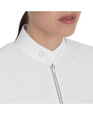 WOMEN S STONES TAPE COMPETITION POLO SHIRT SS ZIP