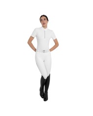 WOMEN S STONES TAPE COMPETITION POLO SHIRT SS ZIP