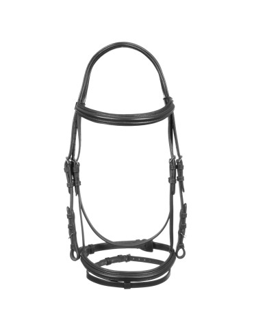 SQUARE RAISED LEATHER BRIDLE