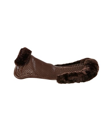 GEL PAD & BACK RISER SHEEPSKIN CUT OUT JUST GEL
