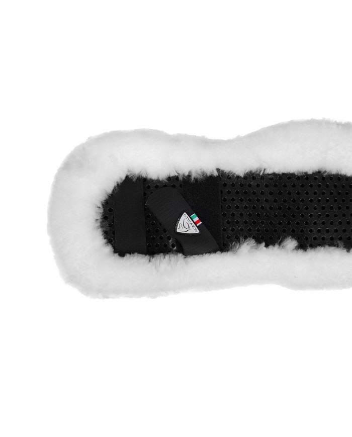 SHAPED GEL SHORT GIRTH SAVER SHEEPSKIN