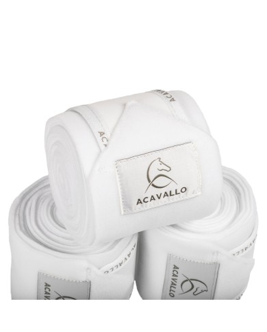 ACAVALLO FLEECE BANDAGES (4 PCS)