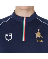 WOMEN S TECHNICAL TRAINING POLO SS ZIP EQUESTROxFISE