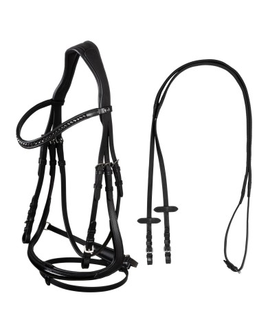 TESTIERA DRESSAGE MODELLO HEMELITE
