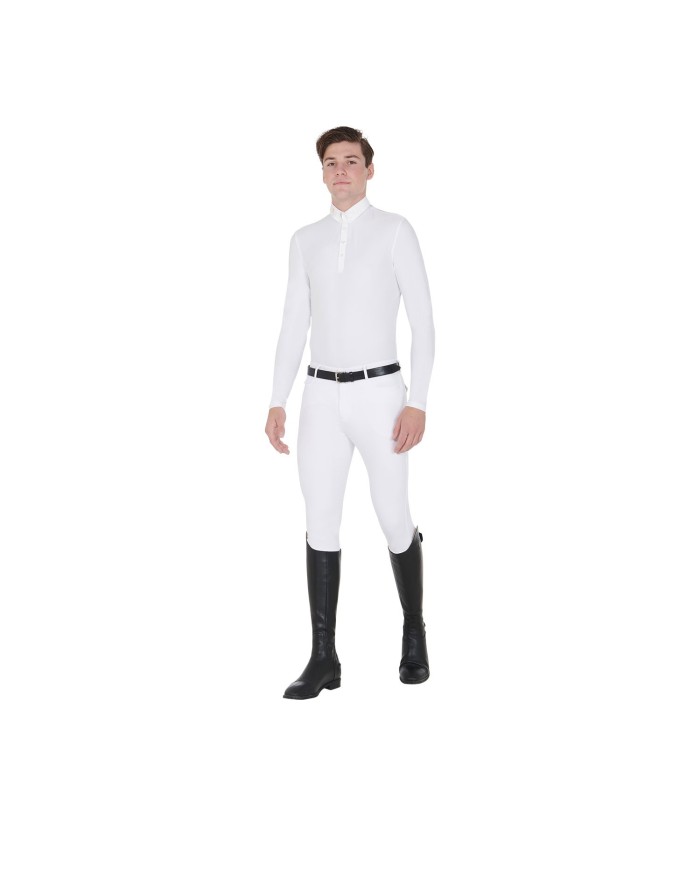 POLO UOMO EQUESTRO MANICA LUNGA MODELLO WARM+