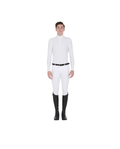 POLO UOMO EQUESTRO MANICA LUNGA MODELLO WARM+