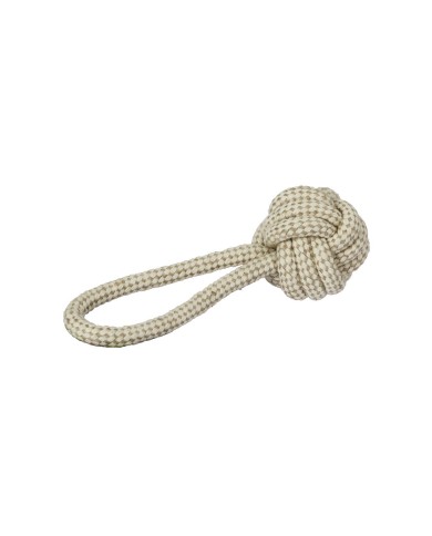 PALLA CON CORDA IN IUTA M 21CM Ø8CM