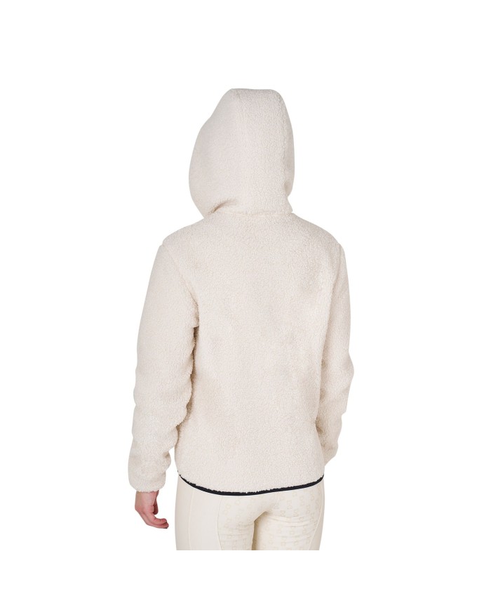 WOMAN TEDDY FULL ZIP JACKET WITH HOOD