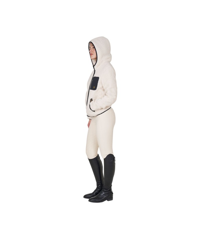 WOMAN TEDDY FULL ZIP JACKET WITH HOOD