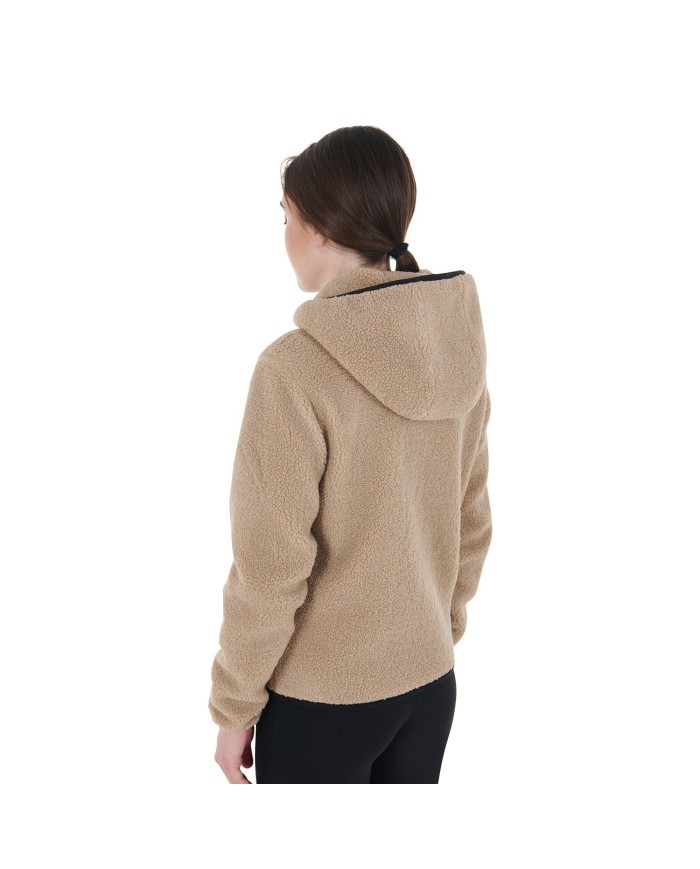 WOMAN TEDDY FULL ZIP JACKET WITH HOOD
