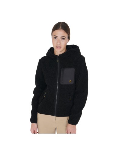 WOMAN TEDDY FULL ZIP JACKET WITH HOOD