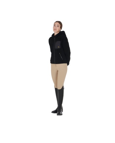 WOMAN TEDDY FULL ZIP JACKET WITH HOOD