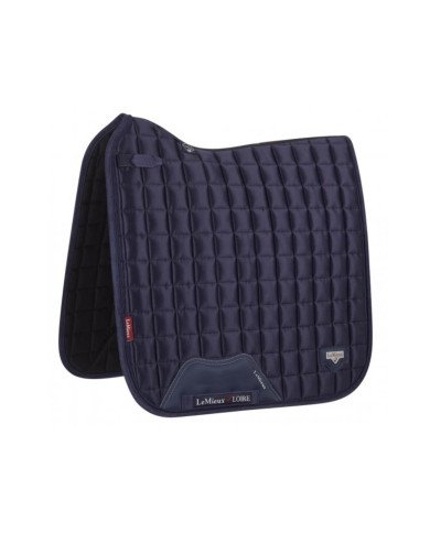 LOIRE CLASSIC SATIN DRESSAGE SQUARE NAVY LARGE