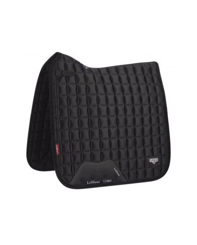 LOIRE CLASSIC SATIN DRESSAGE SQUARE BLACK LARGE