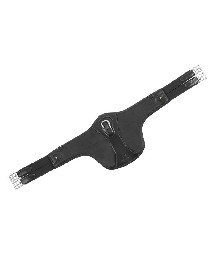 LEATHER HORSE HEAD STUDGUARD GIRTH