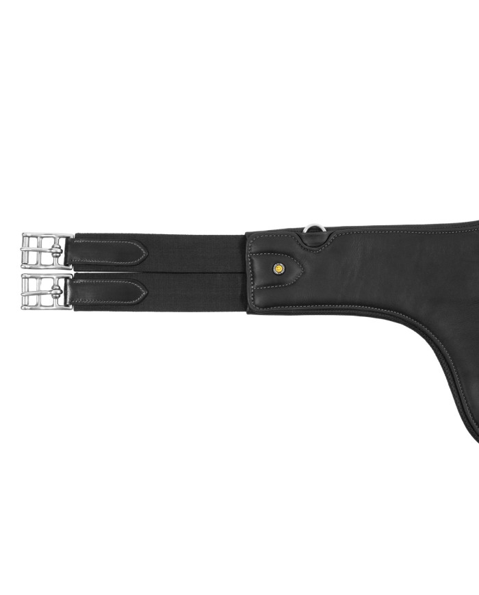 LEATHER HORSE HEAD STUDGUARD GIRTH