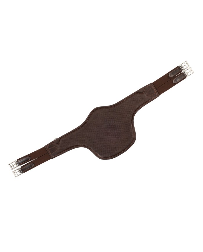 LEATHER HORSE HEAD STUDGUARD GIRTH