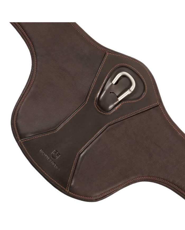 LEATHER HORSE HEAD STUDGUARD GIRTH