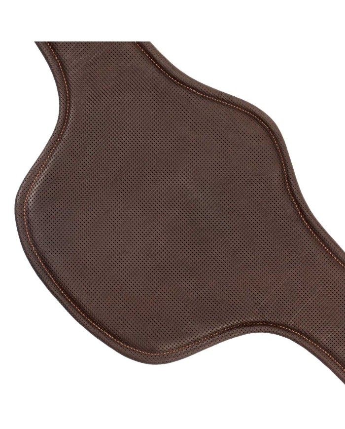 LEATHER HORSE HEAD STUDGUARD GIRTH